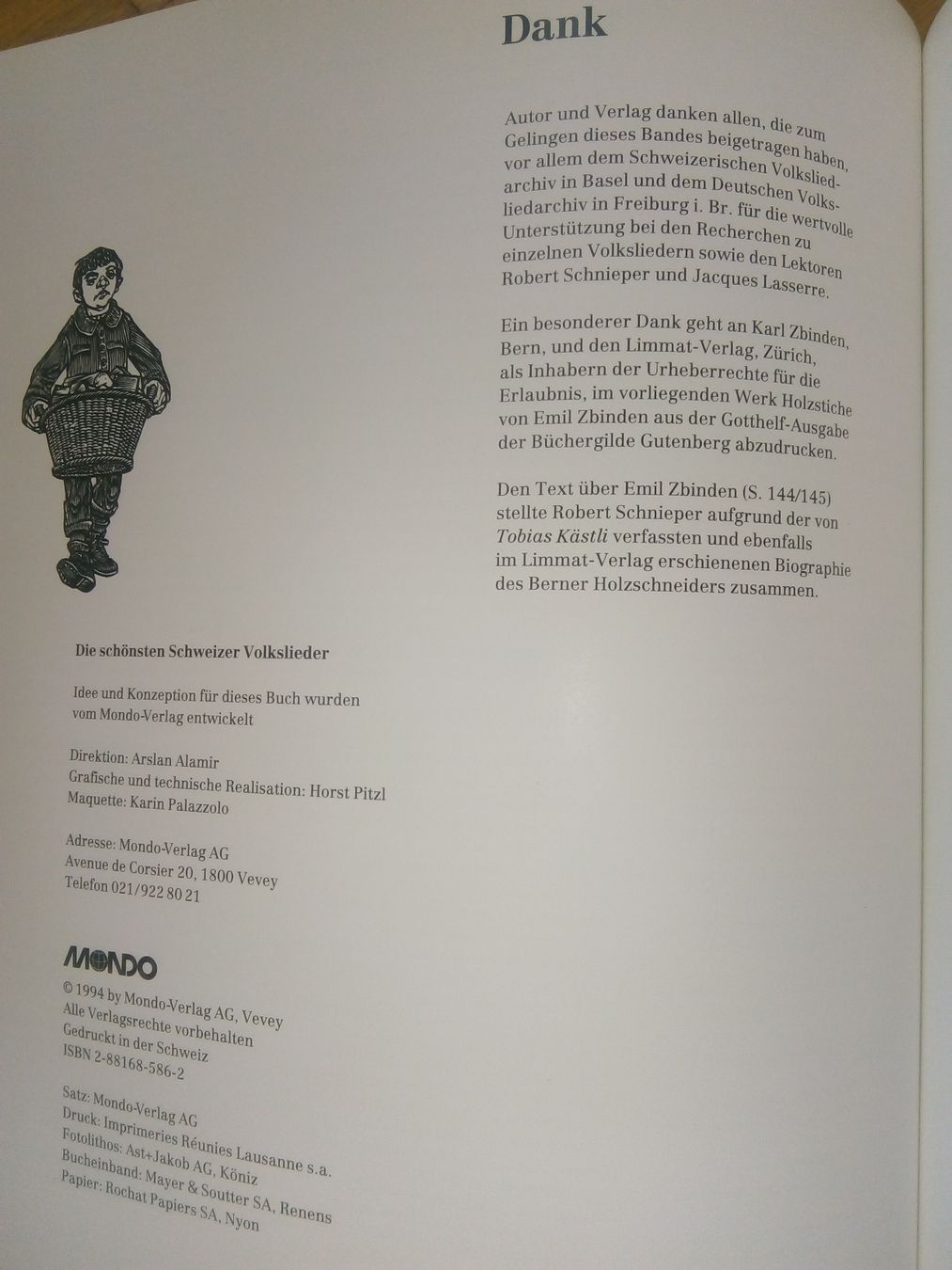 Libri: Die schönsten Schweizer Volkslieder (Max Peter Baumann) 1994 – Usato da St. Gallen venduto da elk2020 8