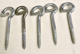 Schaukel / Sicherheits -Schrauben,  5 Stk., für Innen/Aussen