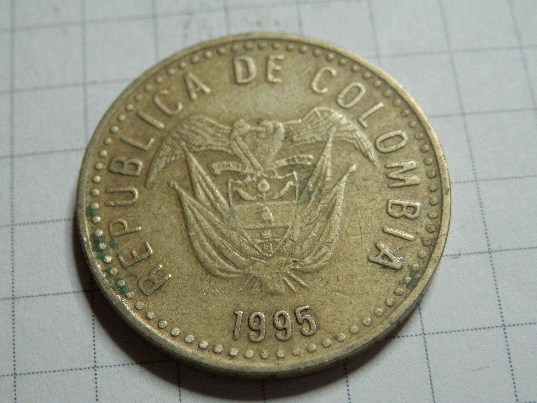 Tutti le monete: Kolumbien 100 Pesos, 1995 – Usato da Weiach venduto da weiach81