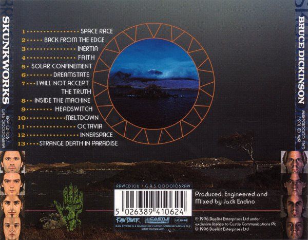 CD: CD/ BRUCE DICKINSON : SKUNKWORKS (1996) IRON MAIDEN SINGER – Usato da Geuensee venduto da Dougenegger 1