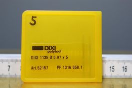 2x Mikrobohrer VHM Dixi 1135, 0.97x5mm D