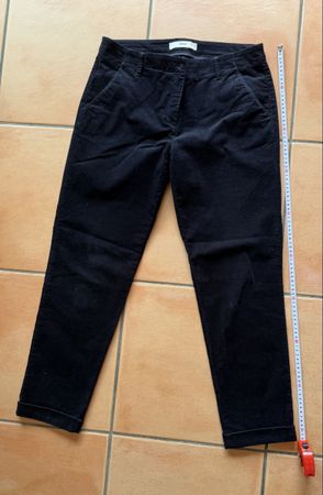 Brax hochwertige feine Cordhose schwarz Gr 38 - Top Zustand