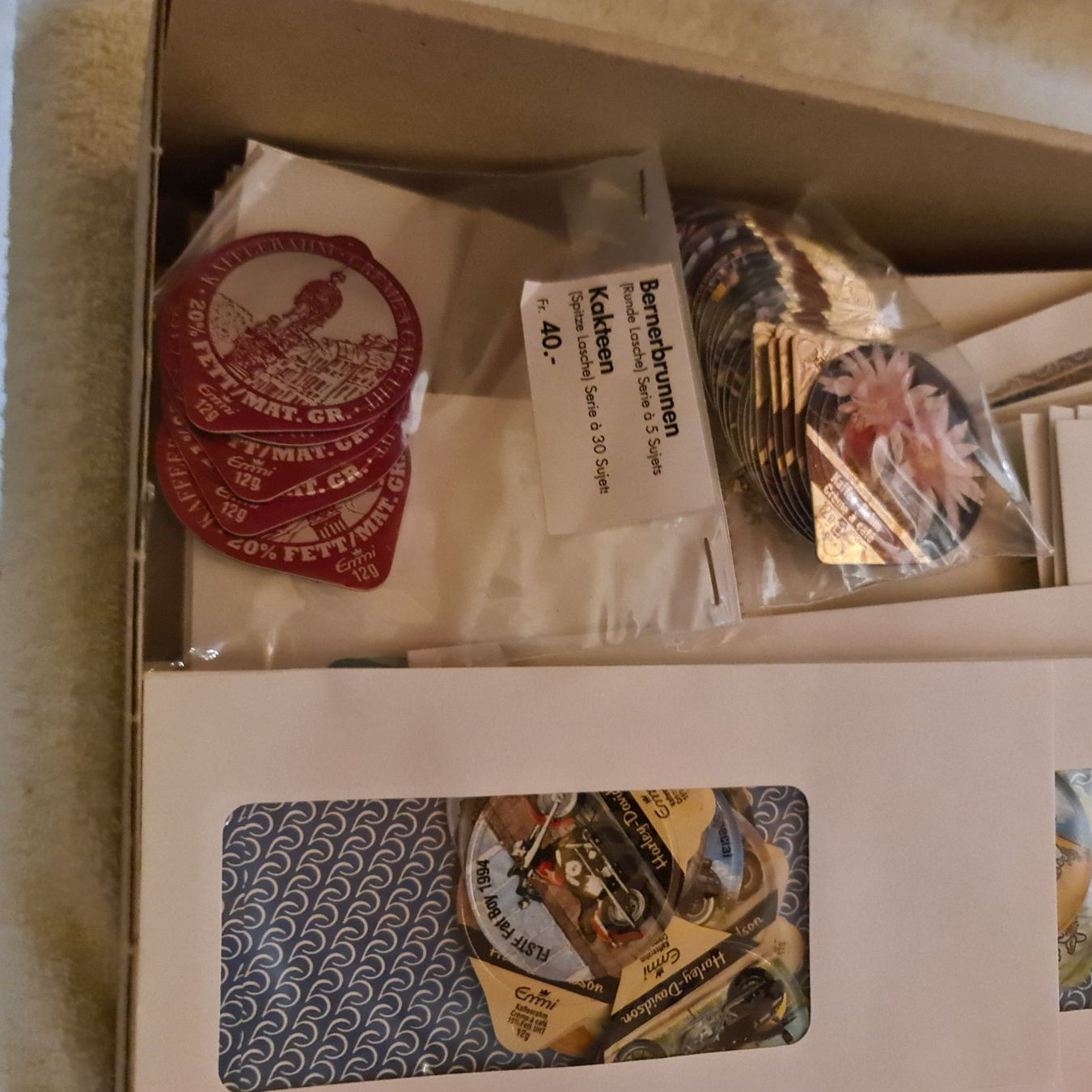 Kaffeerahmdeckel: Kaffeerahmdeckeli-Sammlung/Sehr sauber sortiert, inkl. Kat. – Gebraucht aus Hütten von Edeli5 2
