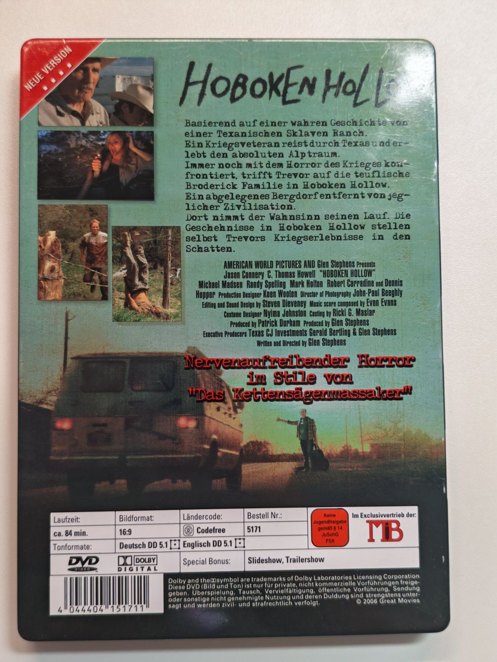 Tutti i DVDs: Hoboken Hollow - DVD-Steelbook – Usato da Liestal venduto da Kratzilla 2