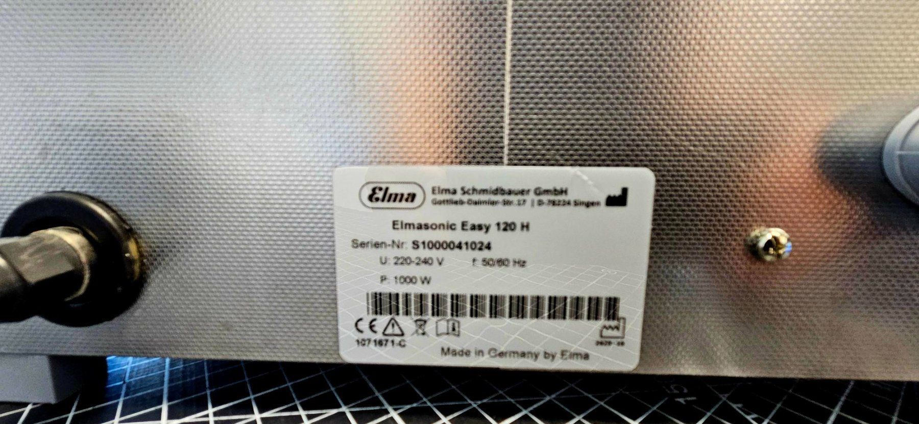 Tutte le macchine: Ultraschallbad 13l, Elmasonic Easy 120H – Usato da Arbon venduto da my_shopping 9