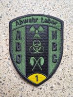 *** Badge Abwehr Labor ABC NBC 1 mit klett ***