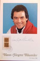 Hans-Jürgen Bäumler Autogramm Sammelkarte 18x26cm