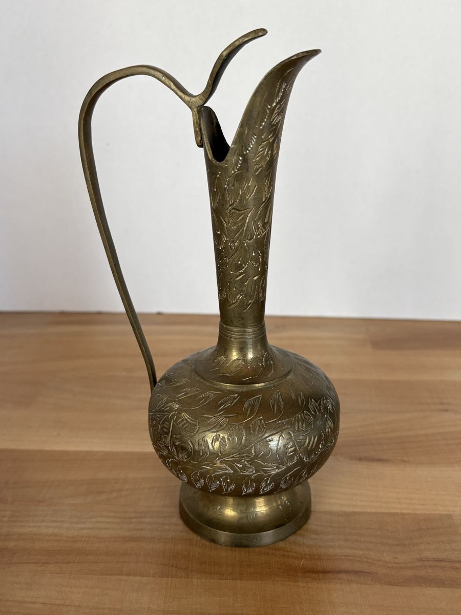 Tutte le decorazioni: Metall Kanne aus Indien – Usato da Rümlang venduto da euqinom16 2