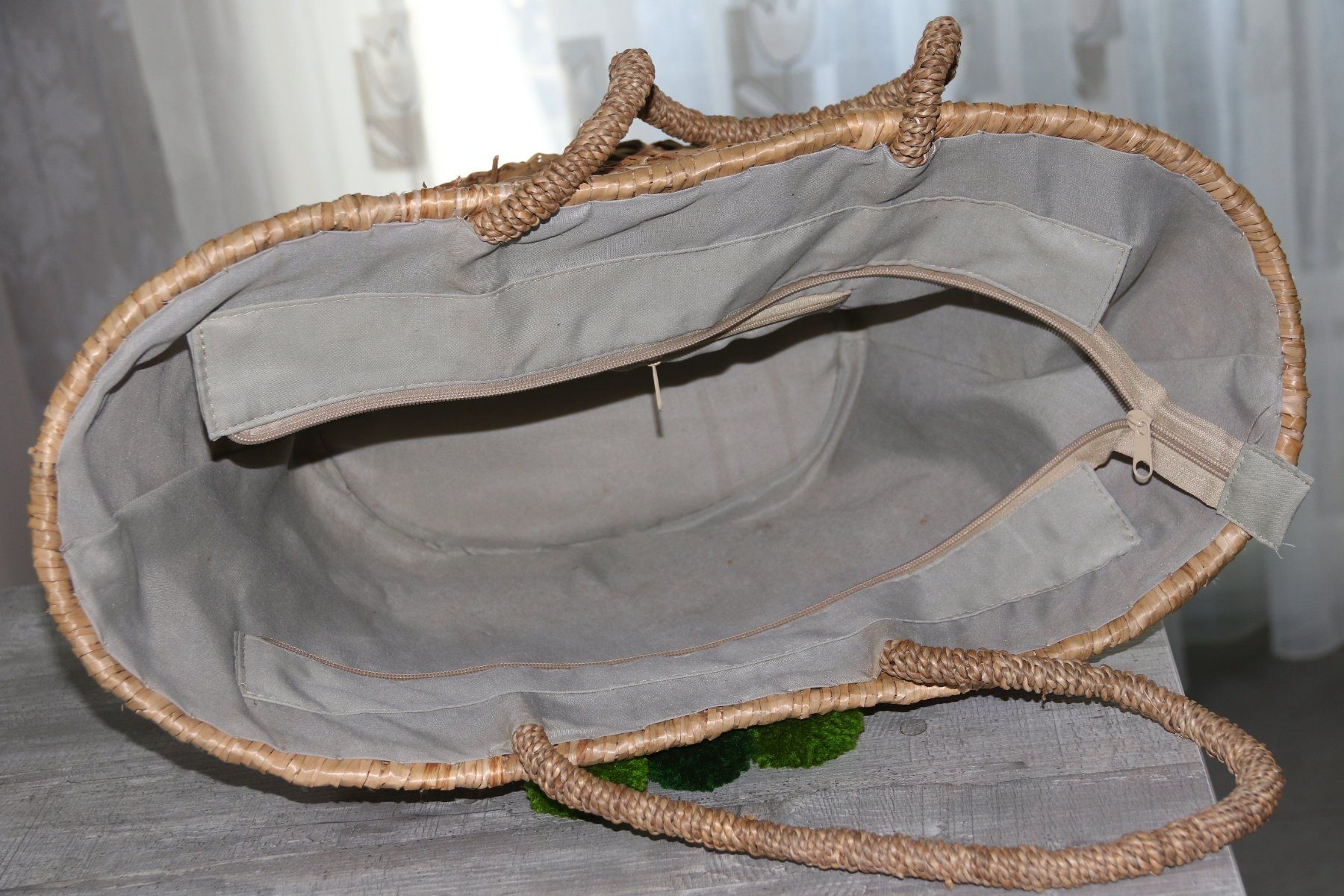 Borse da donna: Stylische grosse Korbtasche / Strandtasche / Strohtasche – Nuovo (secondo la descrizione) da Oberwil-Lieli venduto da Svetlana28 6