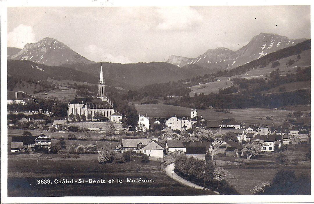 Cartes postales: CHÂTEL ST. DENIS, et le moléson – D'occasion à Les Verrières par Scampi0