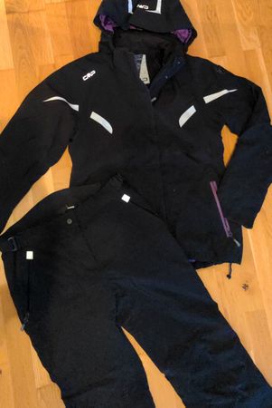 CMP Damen Skianzug, Grösse 38, Schwarz/Weiss/Violet