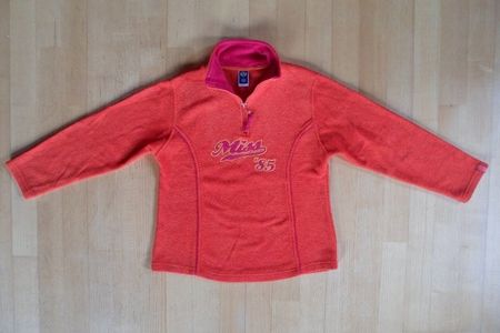 Fleecepullover orange_pink Gr. 146/152