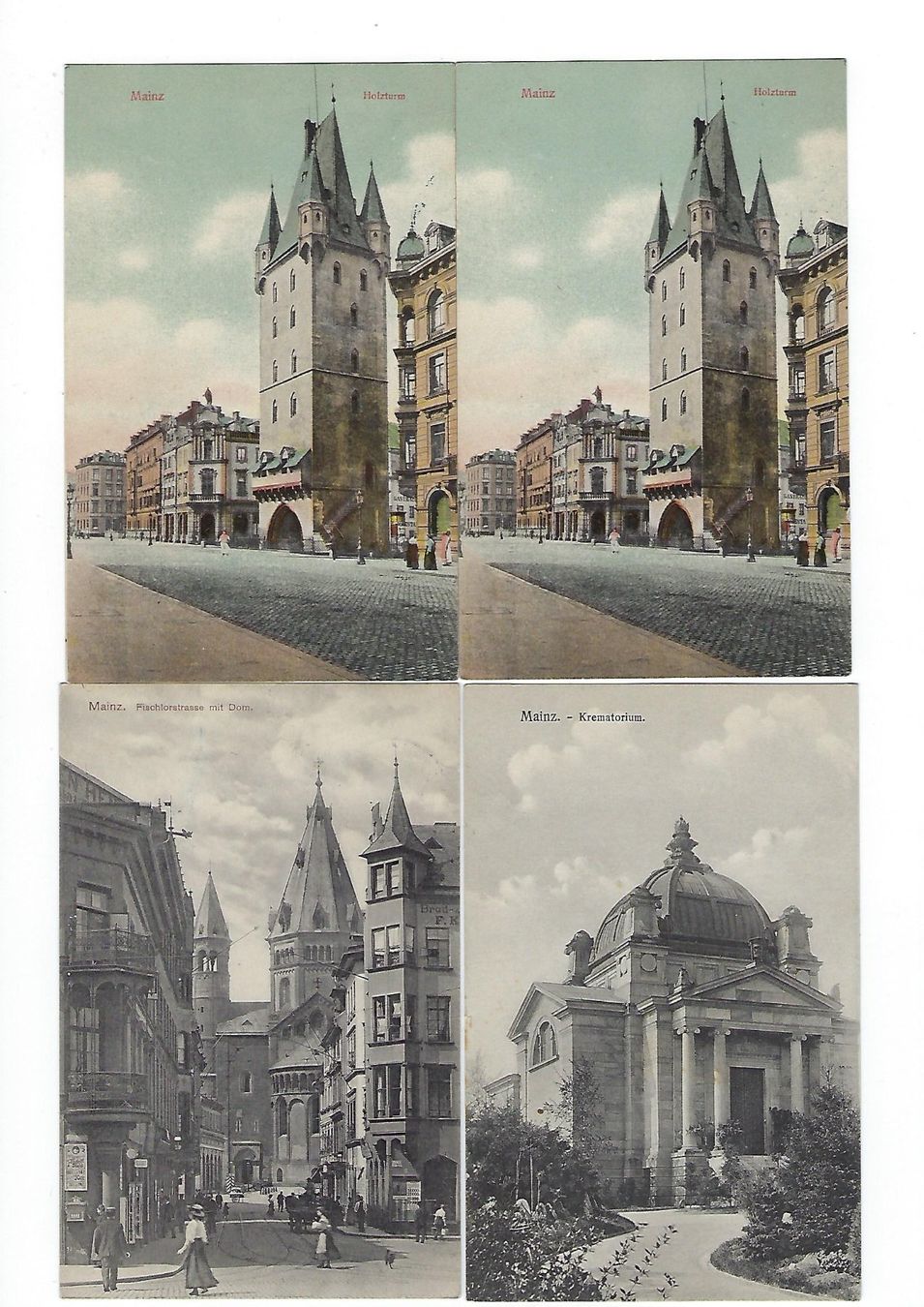 Cartoline postali: Deutsches Reich, 36 Ansichtskarten von Mainz 1910-1912 – Usato da Hinteregg venduto da McCharly01 5