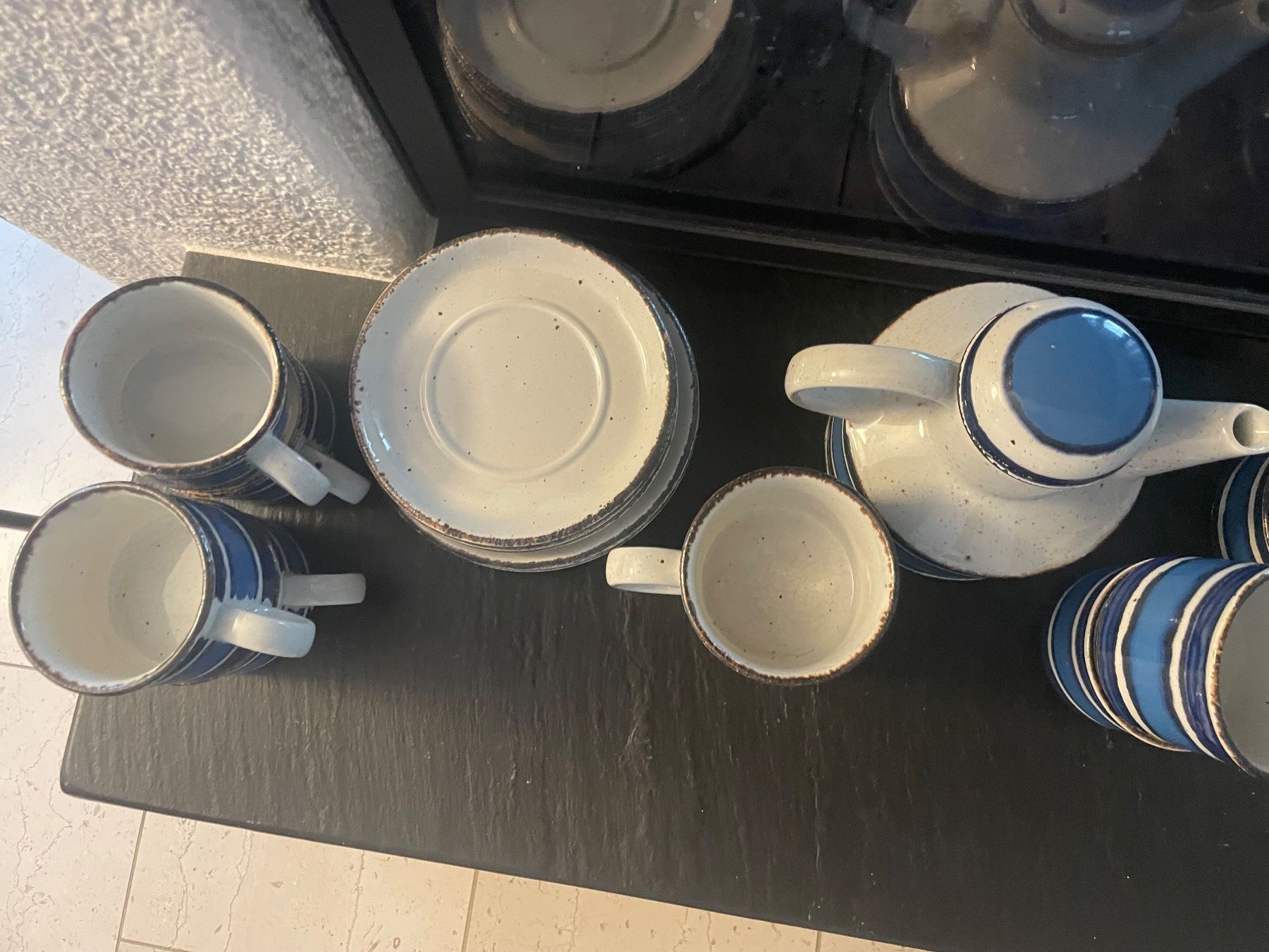 Set di piatti: Kaffeetassen, Midwinter, Vintage 1973 Stonehenge. – Usato da Uster venduto da chlini1983 6