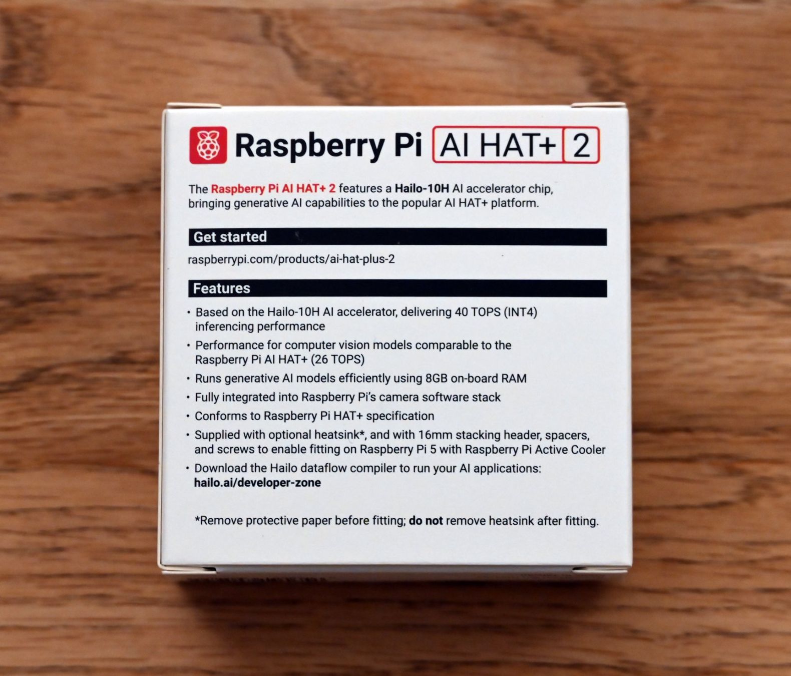 Raspberry Pi PC: Raspberry Pi AI Hat+ 2 – Nuovo e nell'imballaggio originale da Münchenbuchsee venduto da Chaoo 1