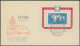 1951 - Lunaba Block - Ersttagsbrief FDC ET