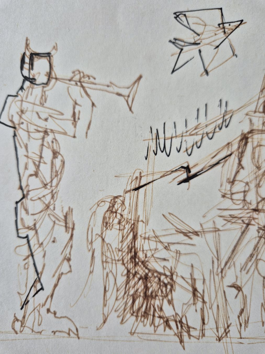 Gemälde: André Bréchet dessin esquisse signée tableau – Gebraucht aus Tramelan von La_mine_d_art 3