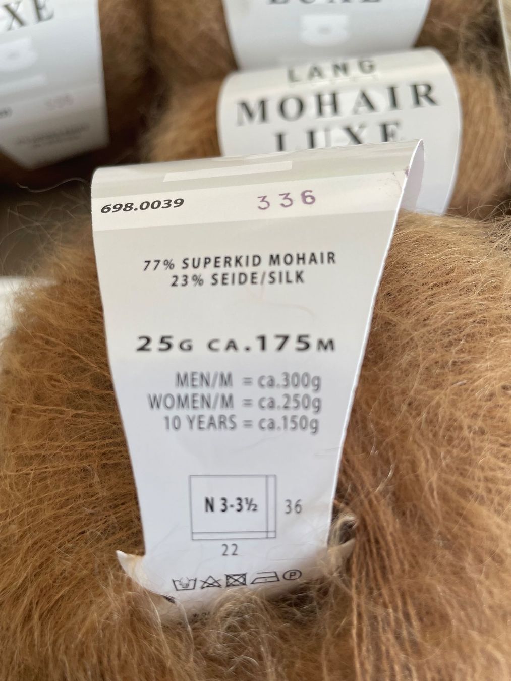 Lana: 14 Kn. LANG Mohair Luxe mit Seide – Nuovo e nell'imballaggio originale da Holziken venduto da rual54 1