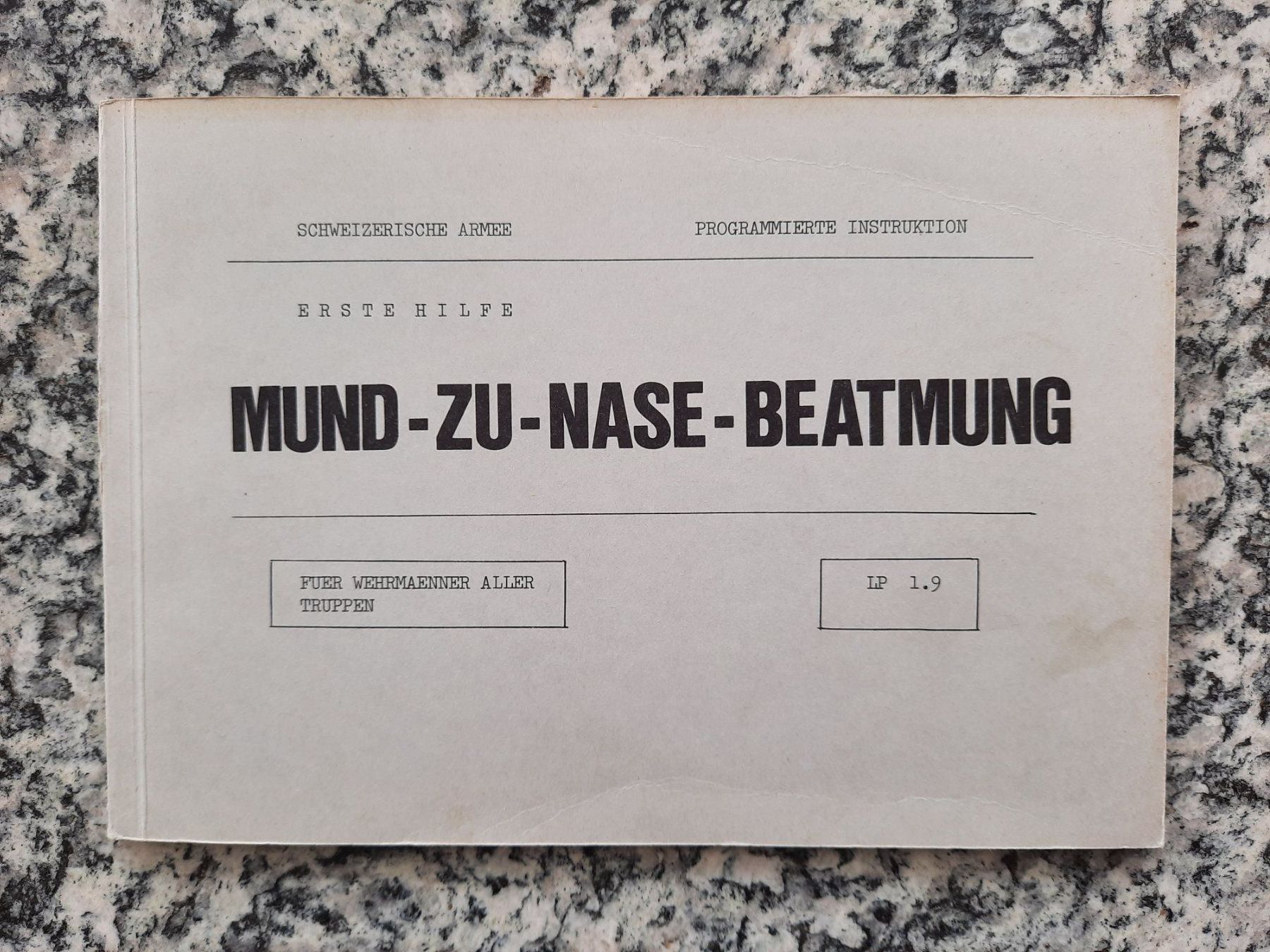Bücher: Lehrprogramm 1.9 - Mund zu Nase Beatmung – Defekt aus Ruswil von Sammlergeist