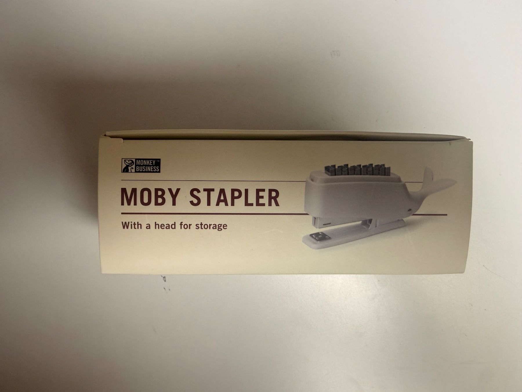 Tutti gli attrezzi: Moby Stapler weiss mit Aufbewahrung, neu – Nuovo e nell'imballaggio originale da Zug venduto da isdach 2