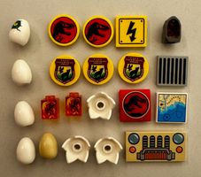 Lego Jurassic Park / Jurassic World Print und Kleinteile