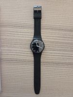 Swatch Uhr, schwarz