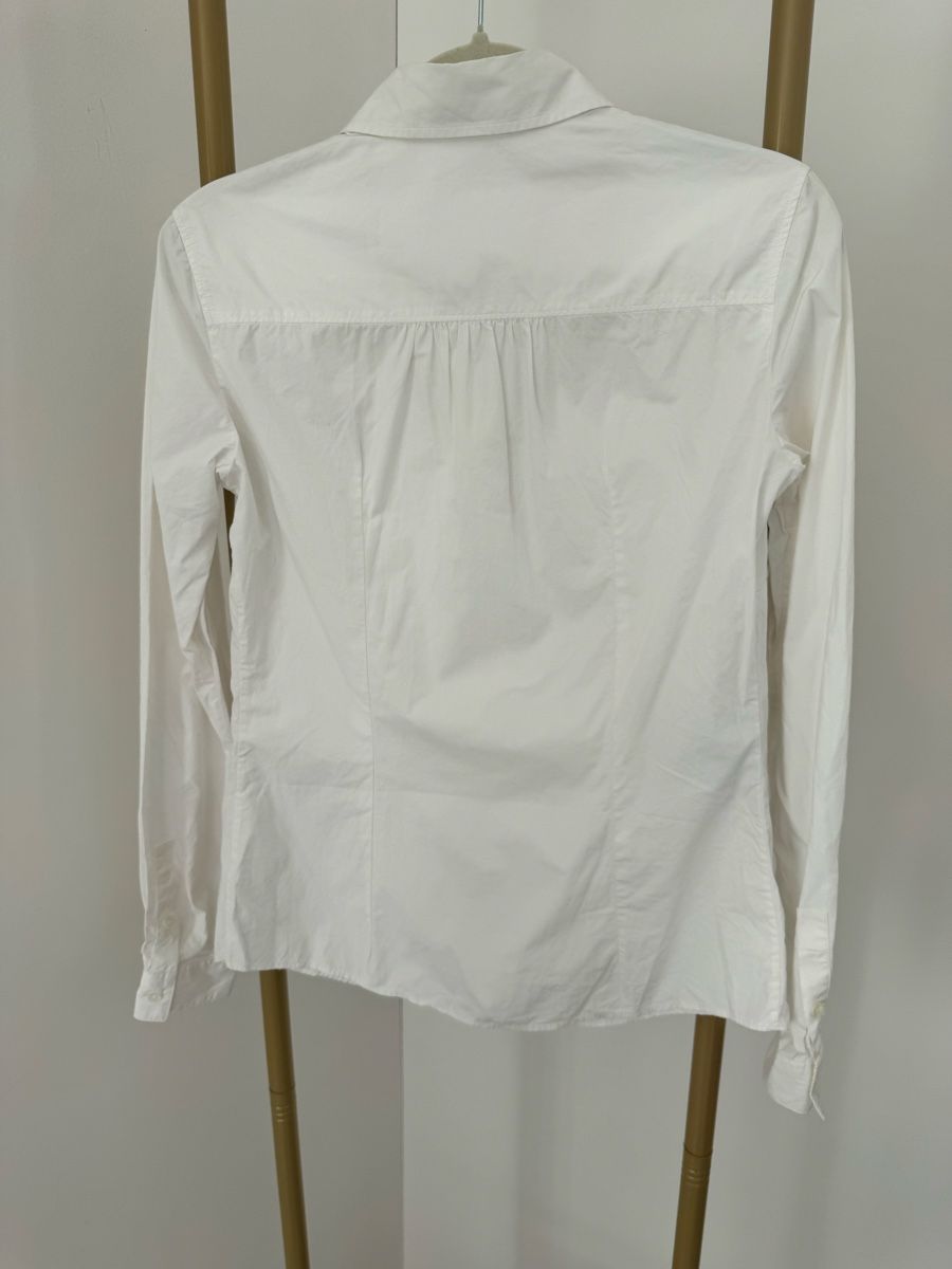 Miu Miu Camicette: Miu Miu Bluse weiss Baumwolle – Nuovo (secondo la descrizione) da Zürich venduto da di_archive 2