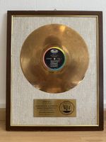 Beatles Goldene Schallplatte Gold Record Replika