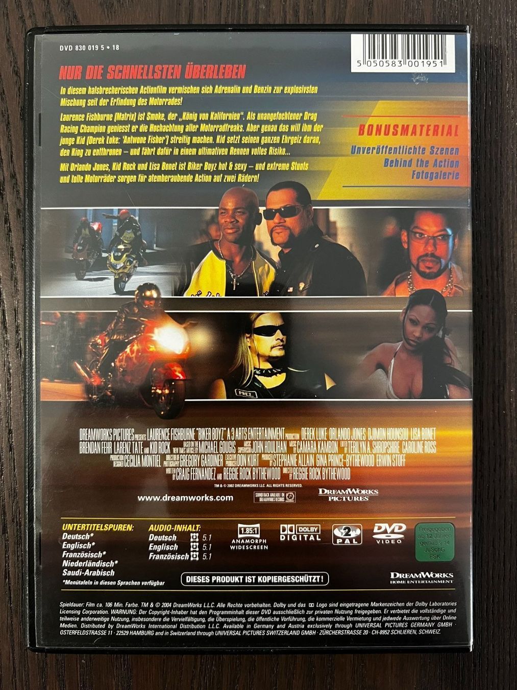 Tutti i DVDs: Biker Boyz – Usato da Zürich venduto da FilmFreunde 1