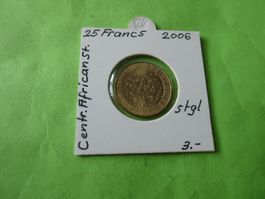 Central African States 2006,  25  Francs  stgl