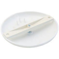 Kronleuchter & Deckenlampen: MH Deckenrosette weiss 95mm Blindabdeckung – Neu und originalverpackt aus Villmergen von Elektro-Mueller
