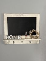 Vintage Garderobe mit  Wandtafel, Ablage und Haken