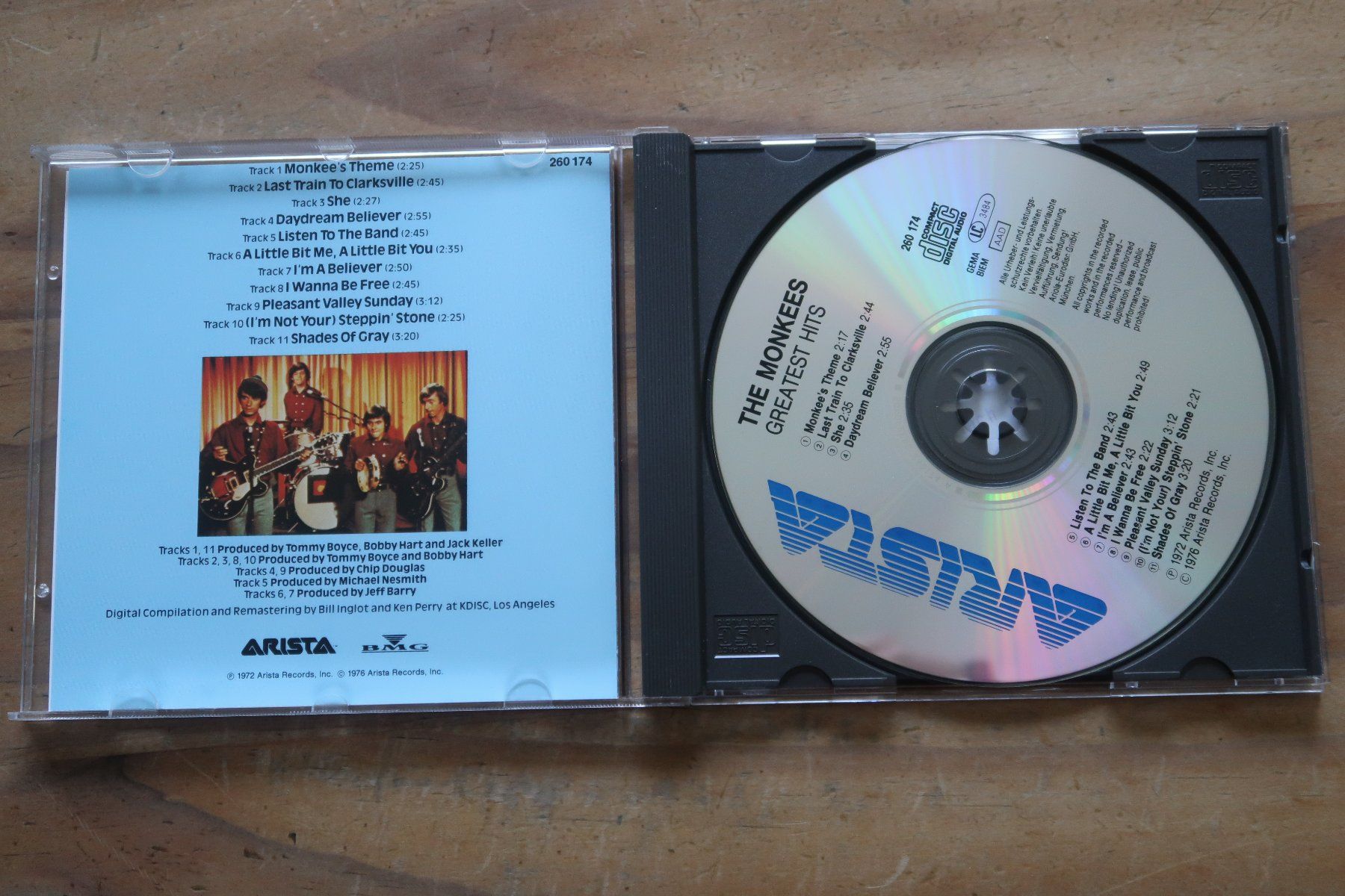 CD: THE MONKEES - GREATEST HITS - CD – Usato da Basel venduto da Patiscat 3