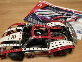 Meccano Supercar 25 in 1 Set motorisiert mit Anleitung
