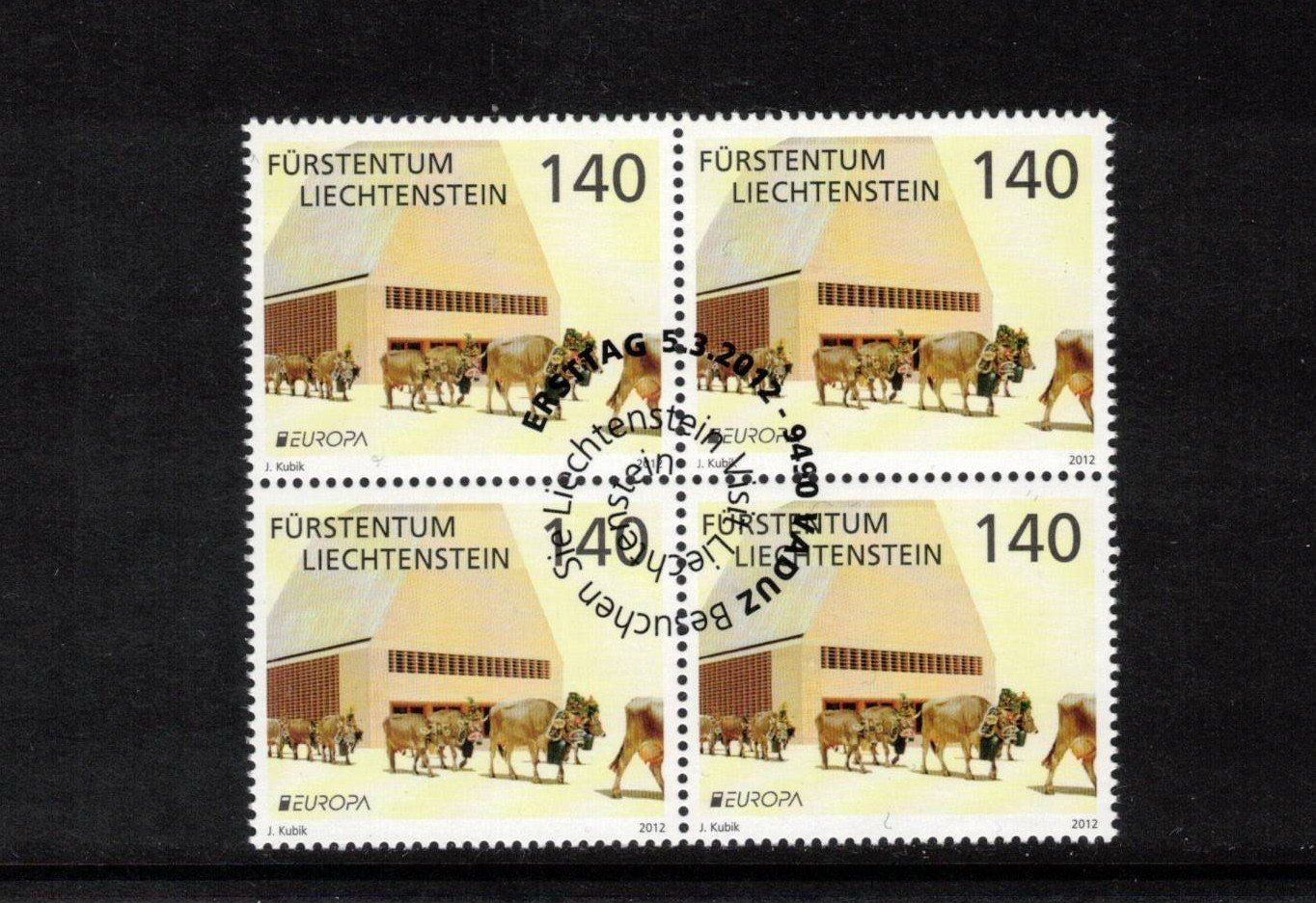Alle Briefmarken: 2012 Europa 4er – Neu (gemäss Beschreibung) aus Rheinau von loxis