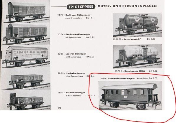 Trix Modellini di ferrovie: Trix Express H0: DB 3.Kl. Personenwagen – Usato da Niederhasli venduto da rail-duerst 6