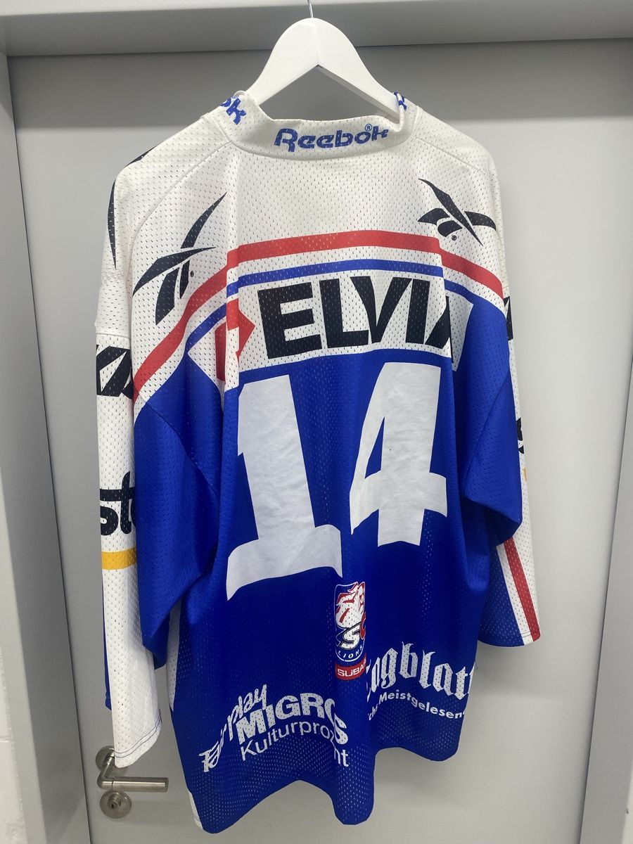 Reebok Canottiere & Pantaloni: ZSC Lions Jersey Reebok Grösse XL – Usato da Zürich venduto da Palmstree1 2
