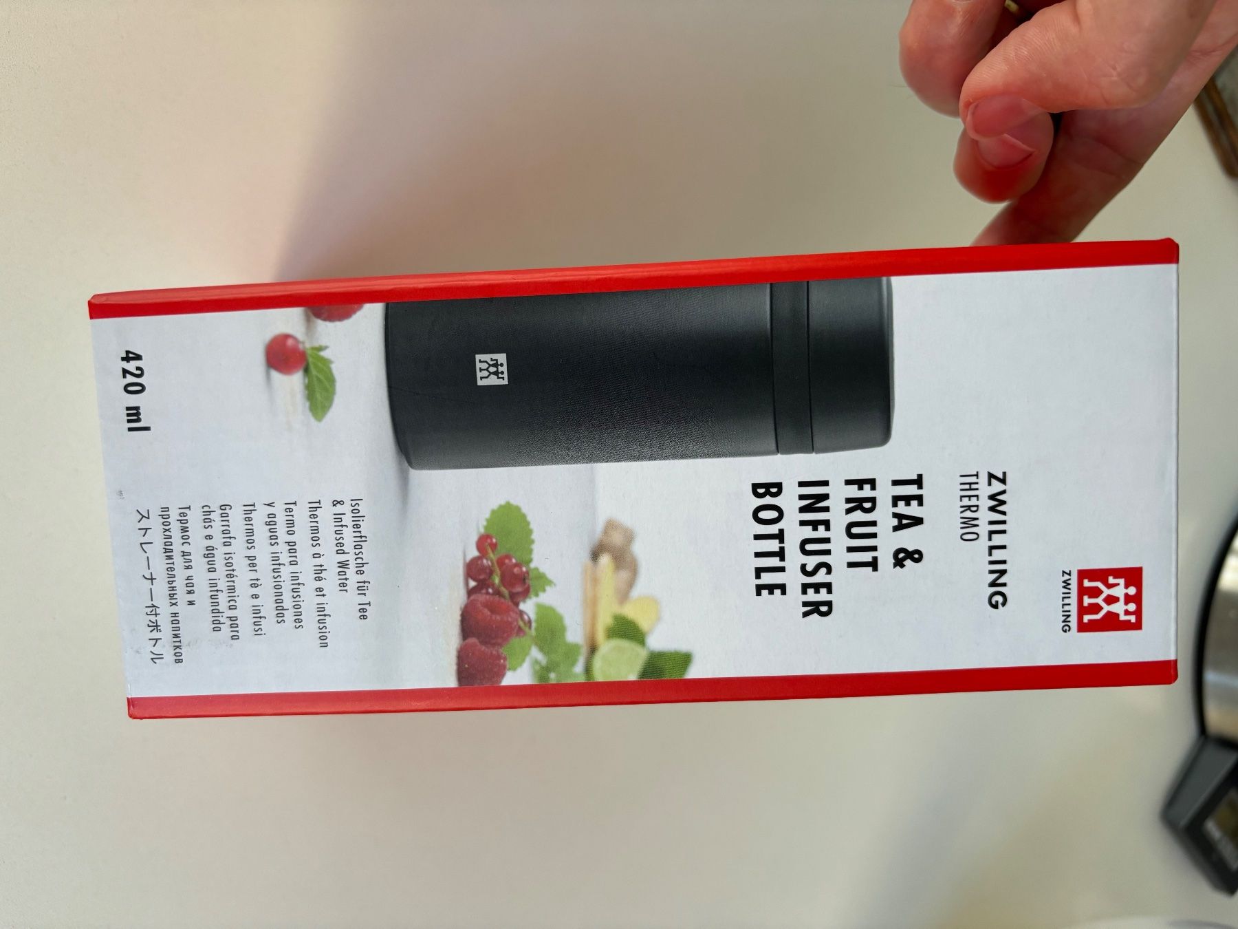 Zwilling Borracce & Thermos: ZWILLING Thermo Tea & Fruit Infuser Bottle – Nuovo e nell'imballaggio originale da Genève venduto da god_nr55 5