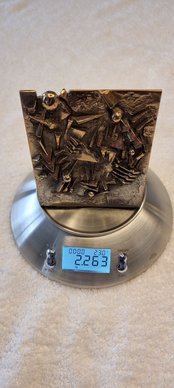 Skulpturen & Statuen: Arnaldo Pomodoro signed Bronze sculpture. – Gebraucht aus Walchwil von Evans67 5