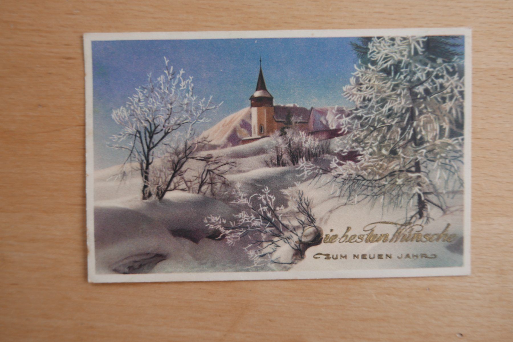 Ansichtskarten: Neujahrskarte 1948 – Gebraucht aus Rotkreuz von nigal
