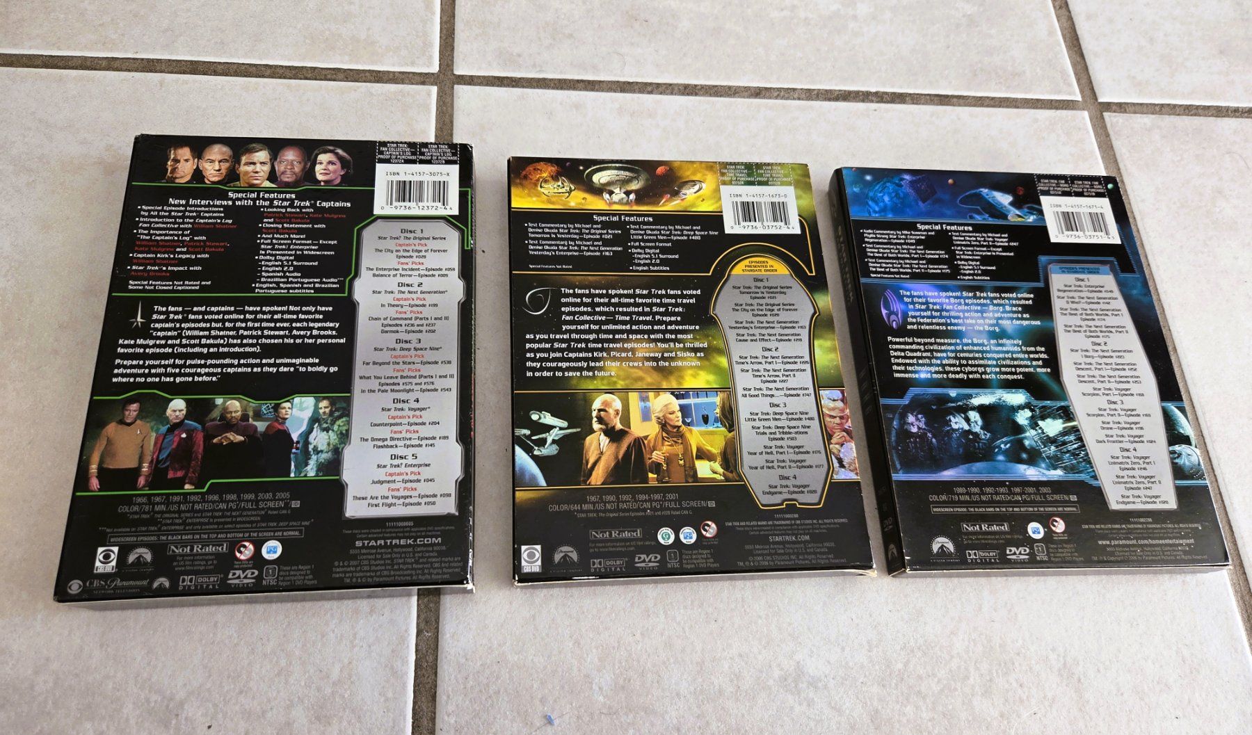 Tutti i DVDs: STAR TREK - DVD - SAMMLUNG – Usato da Brüttisellen venduto da Nighttrain 1