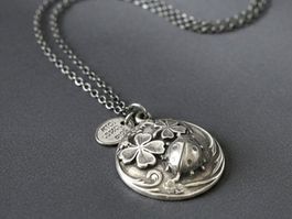 Lotta Djossou Designer - Silber925 Anhänger mit Kette