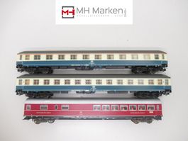 2x Liliput + 1x Lima Reisezugwagenset Deutsche Bahn OVP DC