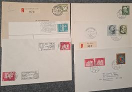 6 Belege Schweiz/ Lot 3 ab 1 CHF
