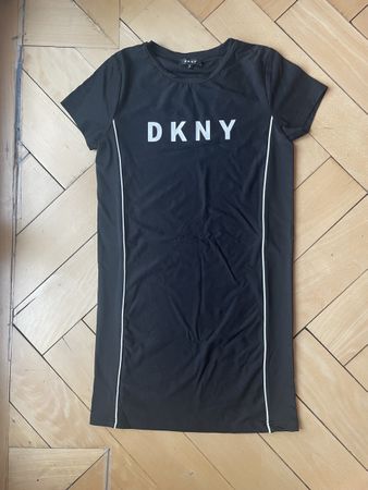 DKNY Sommerkleid Schwarz Größe 16 XS S