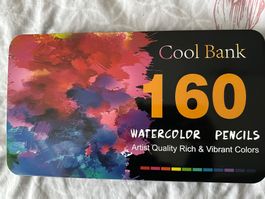 Buntstifte Set, 160 Farben, Aquarell Effekt, Neu!🖌️🎨🖍️