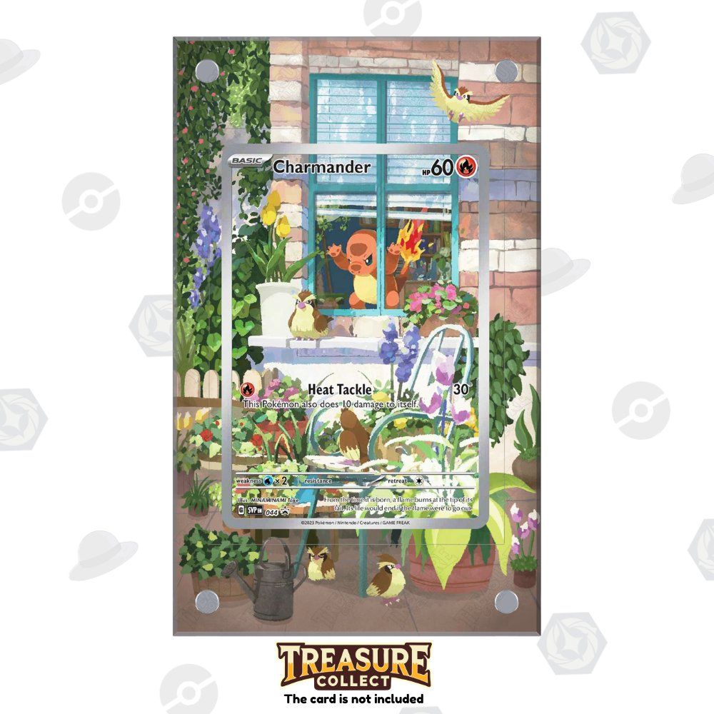 Pokémon Carte collezionabili: Charmander SVP 044 - Pokémon Extended Artwork Display Case – Nuovo e nell'imballaggio originale da Canobbio venduto da TreasureCollect