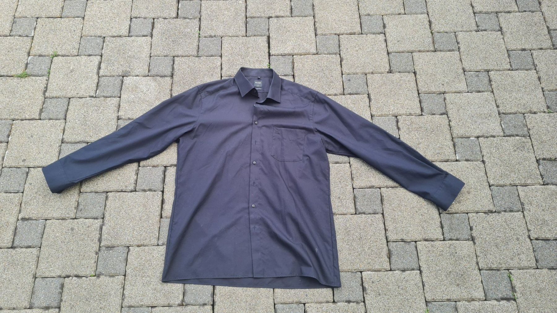 Camicie: OLYMP Luxor / Hemd / langarm / Schwarz / Gr. 44 – Usato da Safenwil venduto da Husqi2000