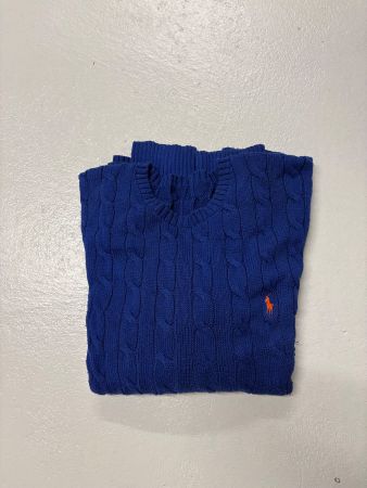 Polo Ralph Lauren Strickpullover Blau Gr. XXL Baumwolle