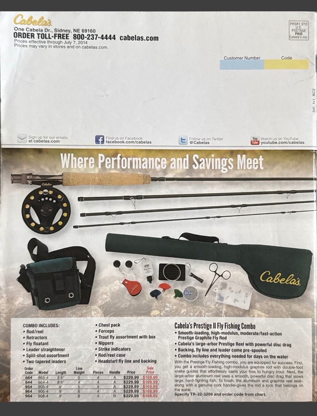 Libri: Cabela's 2014 Fly Fishing Catalog brochure – Usato da Fleurier venduto da jea_j77g 1